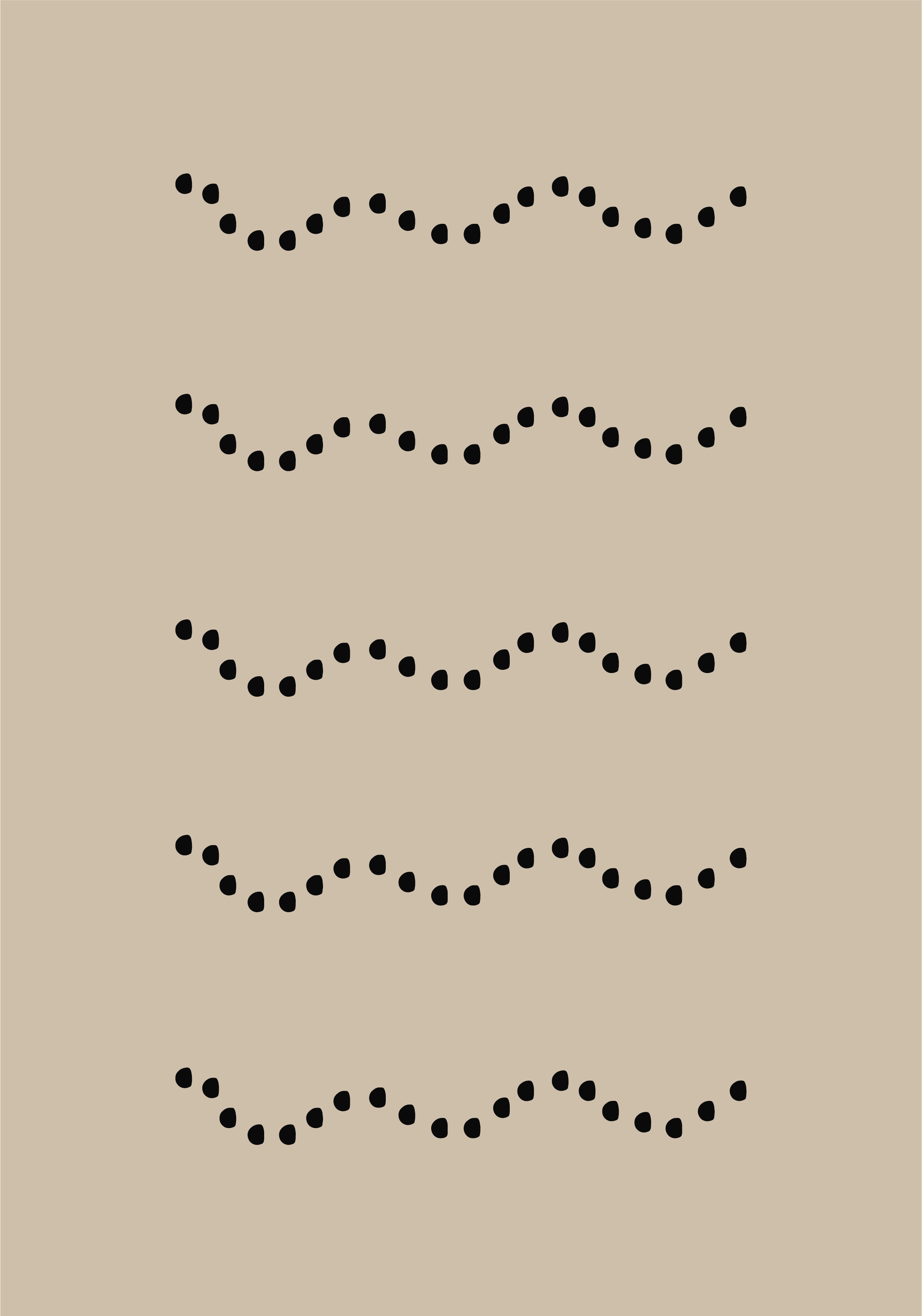 Poster scandinav pietre pe pământ - TenStickers