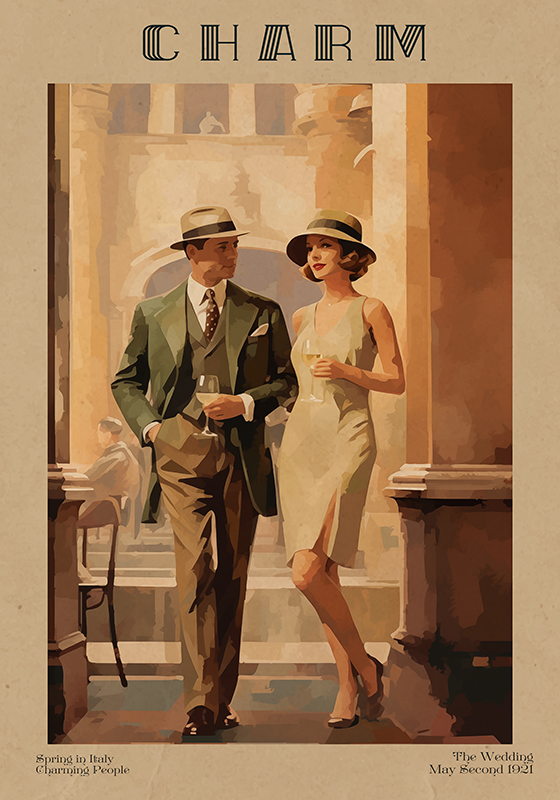 Posterul Art Déco revista de farmec - TenStickers