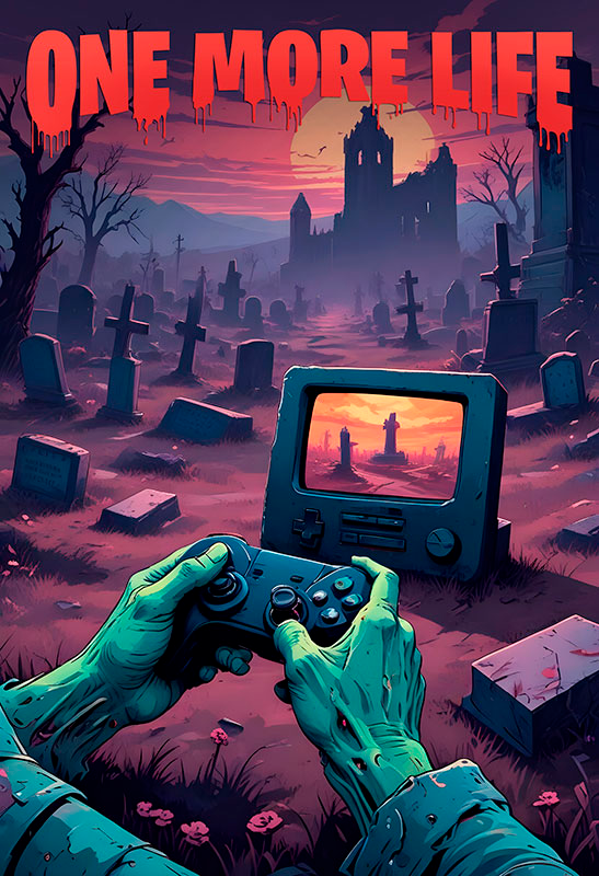 Poster joc video one more life - TenStickers