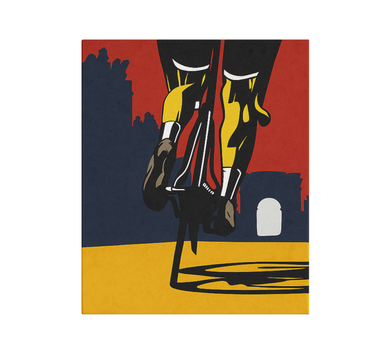 Tablou sport taci din picioare - TenStickers