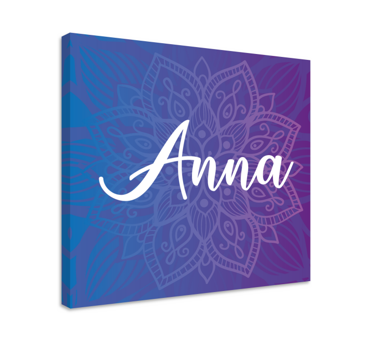 Arta de perete personalizată cu pânză mandala - TenStickers