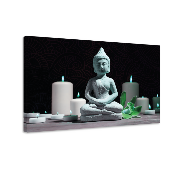 Tablou buddha statuie de meditație buddha - TenStickers