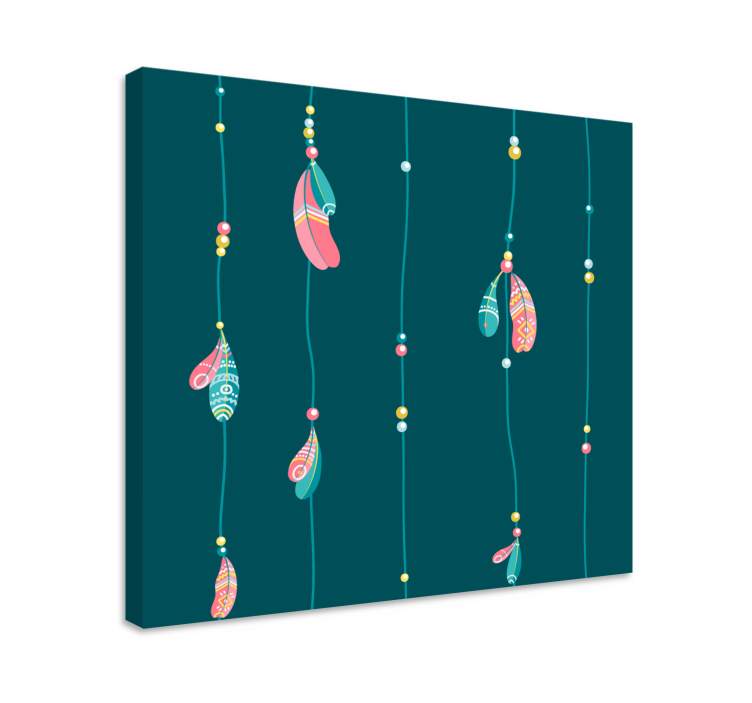 Tablou pene design decorativ cu pene - TenStickers