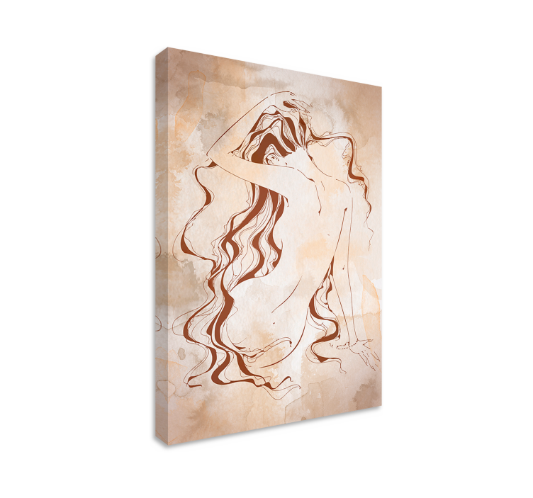 Hârtie igienică modernă baie pânză artă - TenStickers