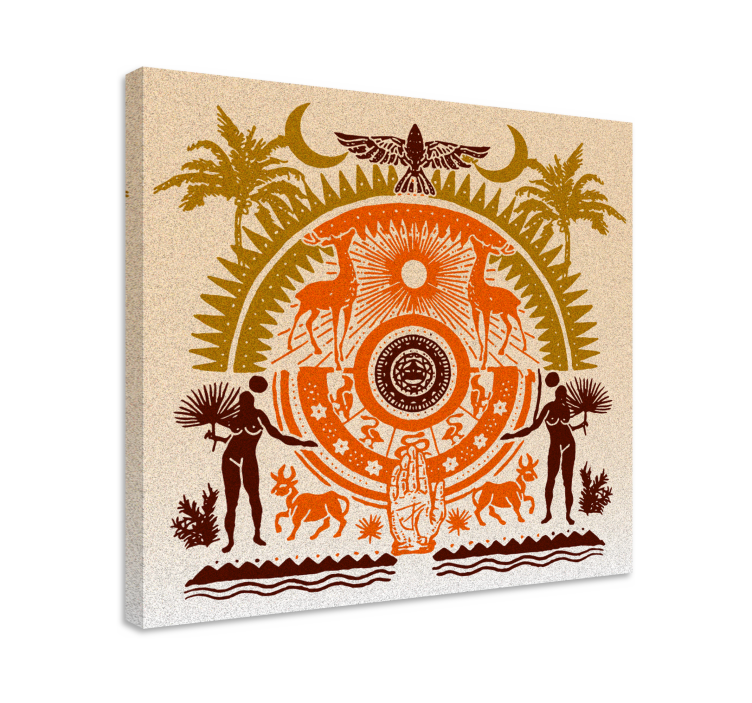 Tablou buddha peisaj spiritual natural - TenStickers