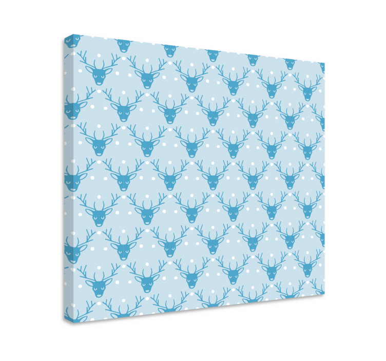 Tablou căprioare model de iarnă - TenStickers