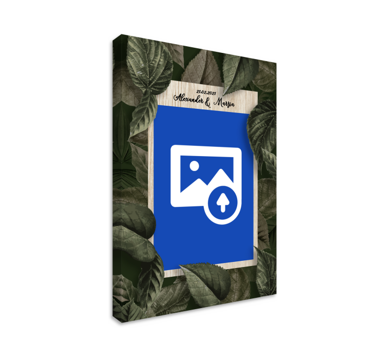 Tablou persoane mâini de nuntă și buchet - TenStickers