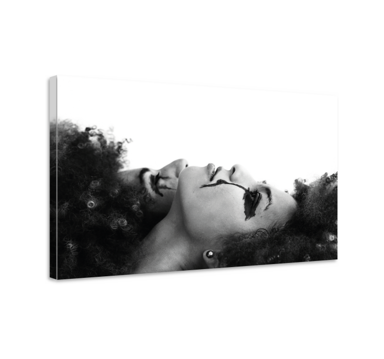 Tablou persoane introspecție cu fețe duale - TenStickers