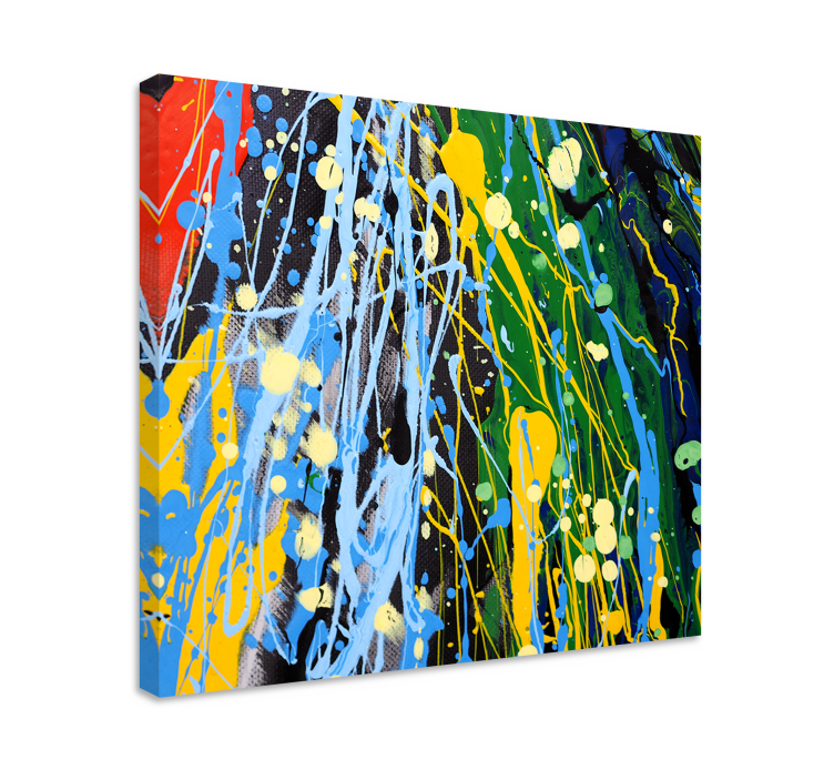 Art curcubeu color splash canvas print art - TenStickers
