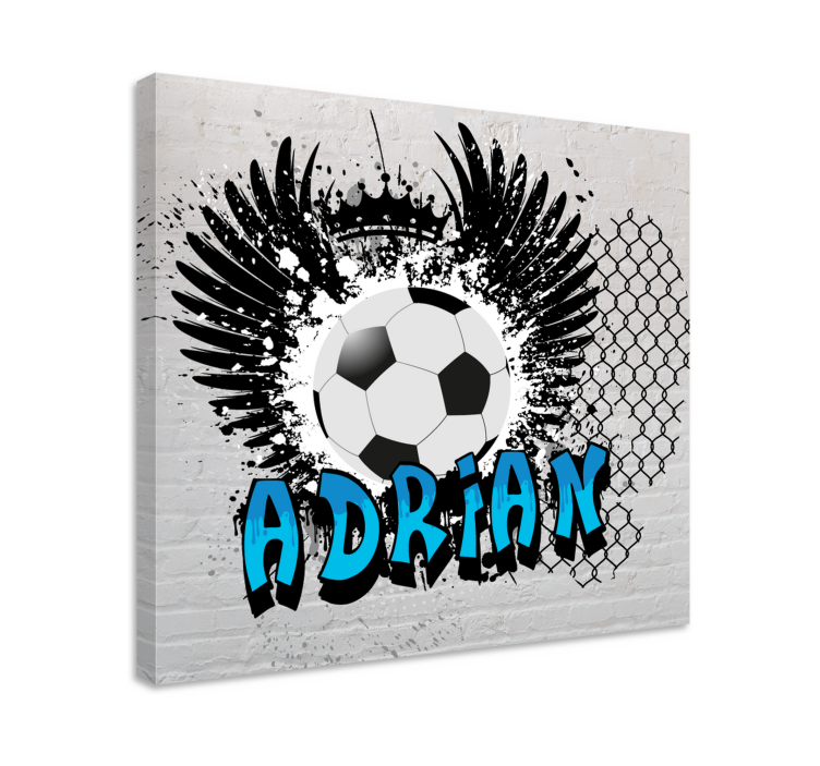 Tablou sport design inspirat de fotbal - TenStickers