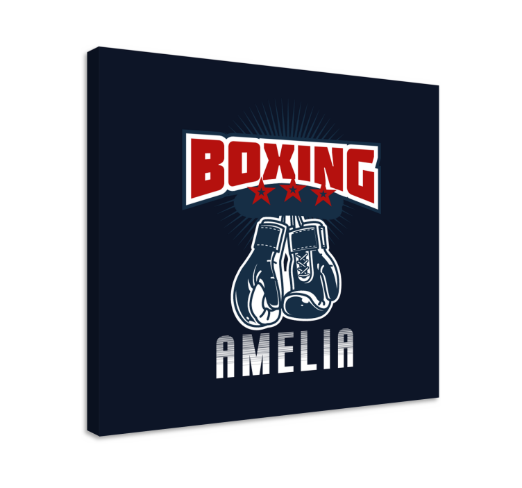 Tablou sport emblemă mănuși de box - TenStickers