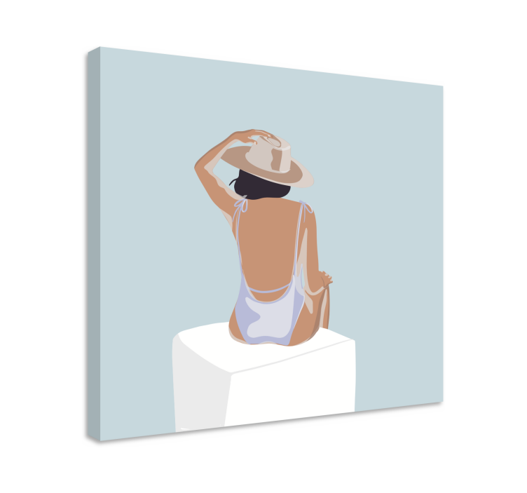 Fete de modă tipărituri de perete stil minimalist - TenStickers