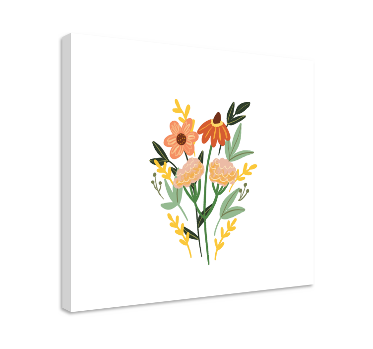 Tablou flori şi plante buchet floral fermecător - TenStickers