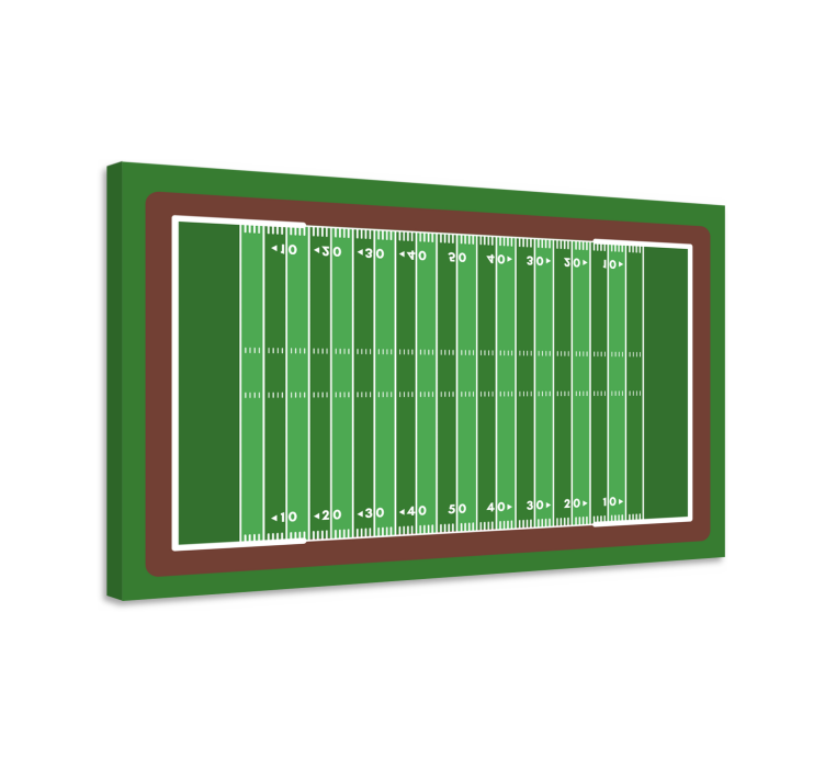 Tablou sport plan de teren de fotbal - TenStickers