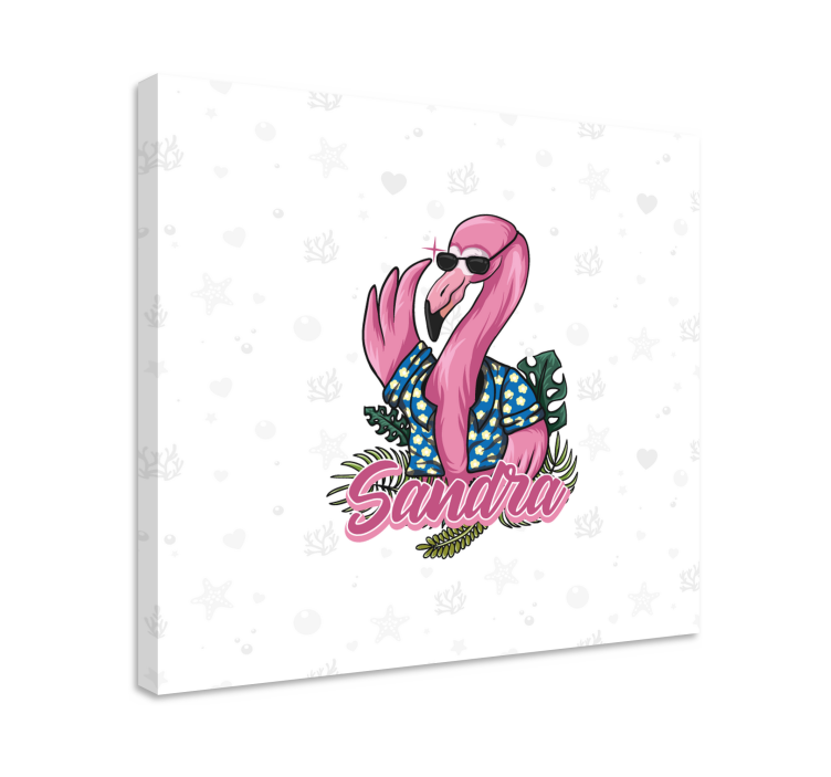 Tablou animale vibe de flamingo cool - TenStickers
