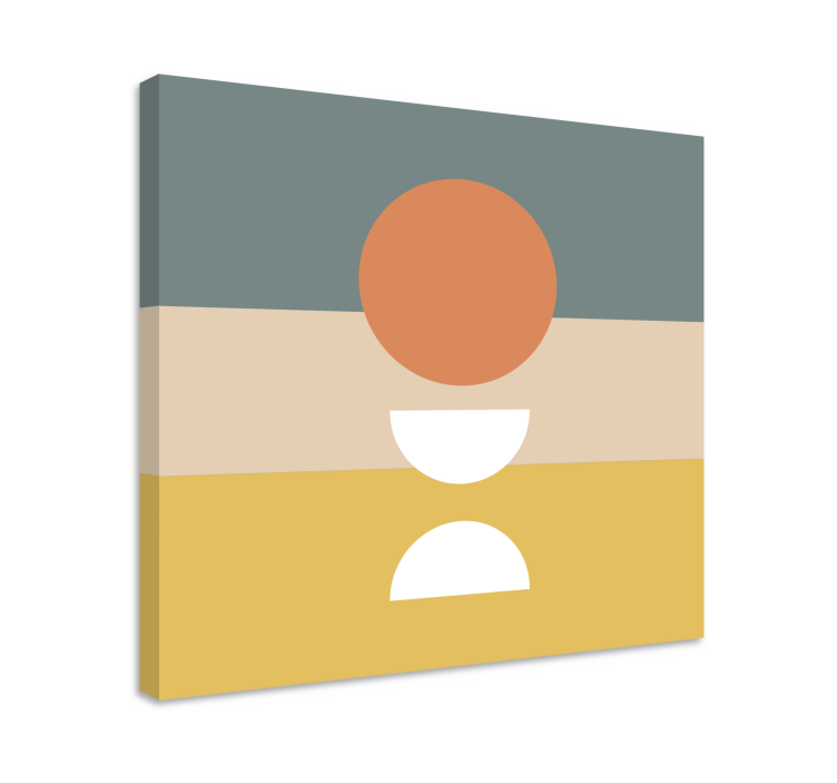 3 dungi cu pânză geometrică cu steag circular - TenStickers