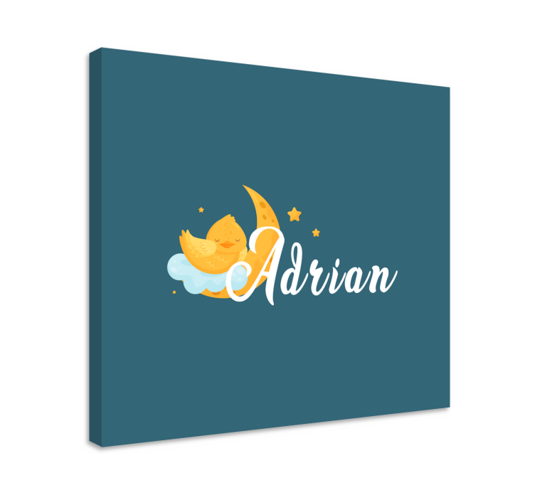 Tablou bei luna puiului adormit - TenStickers