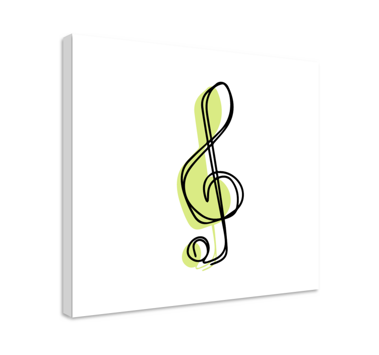 Muzică minimalistă design muzică pânză artă - TenStickers
