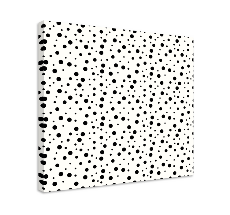 Tablou geometric cu model de puncte monocromatice - TenStickers
