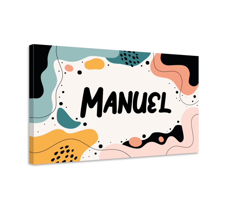 Tablou personalizat design amuzant cu nume - TenStickers