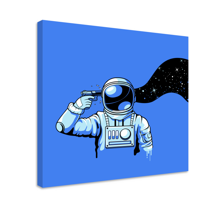 Alte cadru astronaut împuşcat - TenStickers