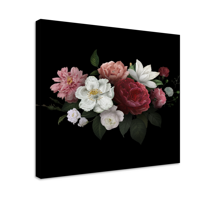 Tablou flori şi plante aranjament floral dramatic - TenStickers