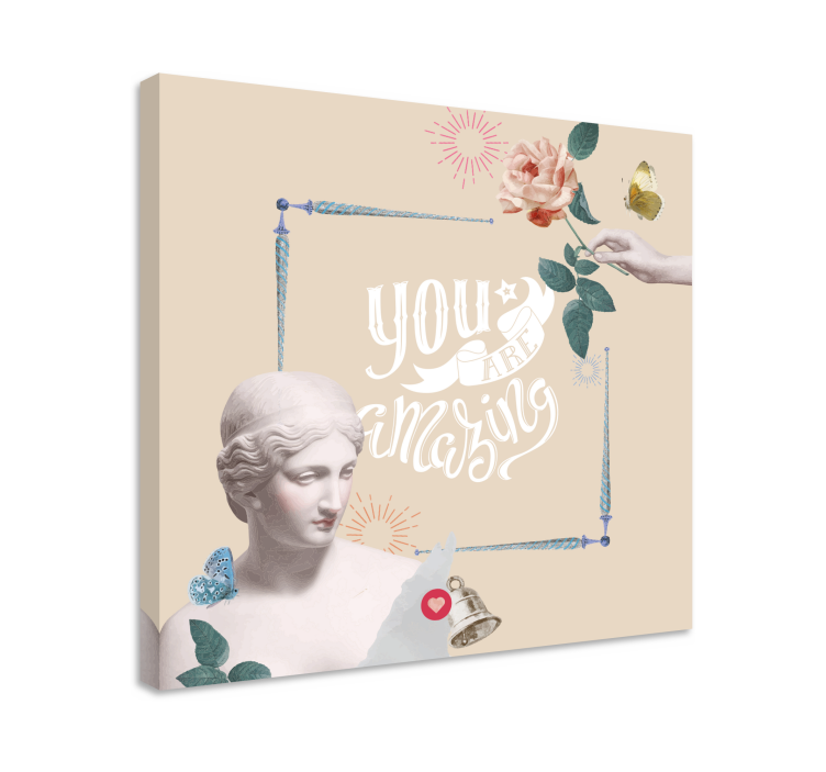 Tablou fraze tu ești uimitor - TenStickers