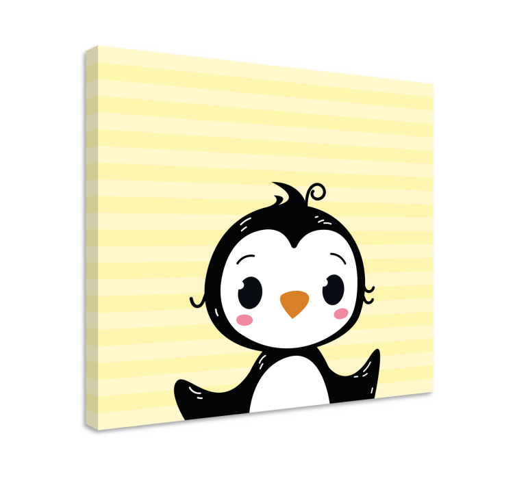 Tablou animale figură adorabilă de pinguin - TenStickers