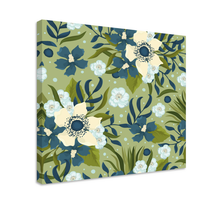 Tablou flori şi plante compoziție florală înflorită - TenStickers