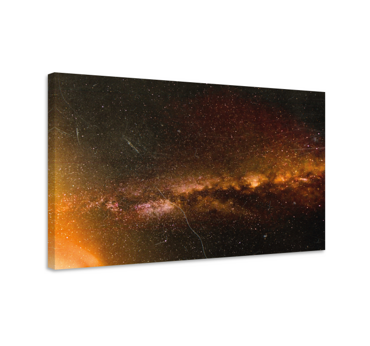 Tablou ornamental peisaj cosmic galactic - TenStickers