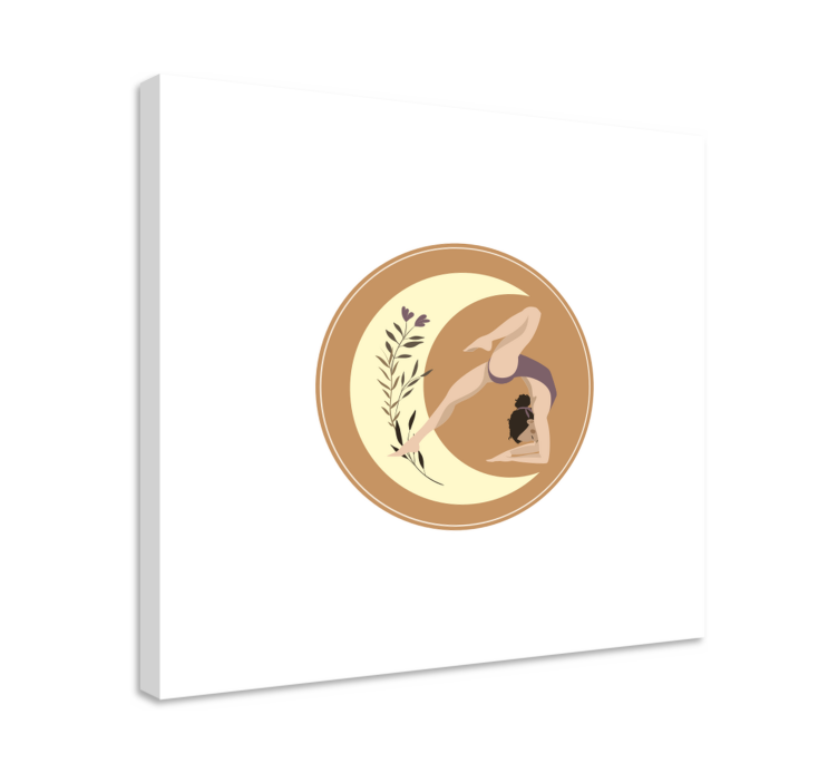 Tablou infantil poziția de yoga a serenității - TenStickers