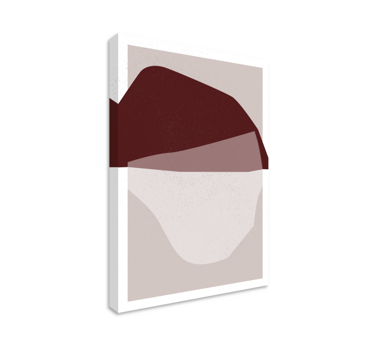 Tablou modern fuziune de forme abstracte - TenStickers