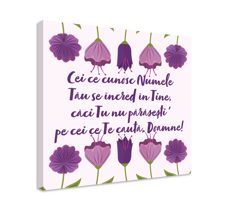 Mesaj biblic pânză motivațională - TenStickers