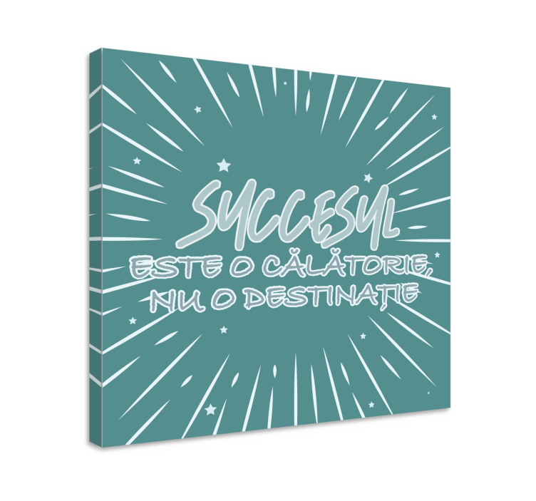 Pânză de text motivațional de succes - TenStickers