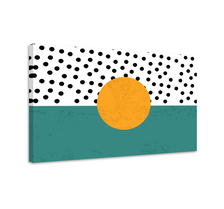 Tablou geometric design geometric îndrăzneț - TenStickers