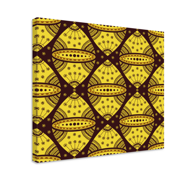 Tablou abstract aranjament geometric - TenStickers