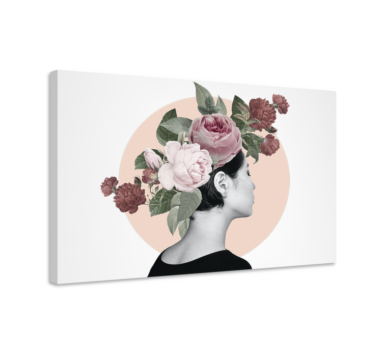 Tablou flori şi plante set păr floral - TenStickers