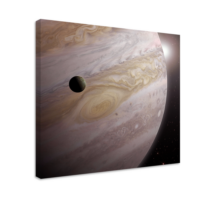 Tablou dinozauri dansul cosmic al lui jupiter - TenStickers