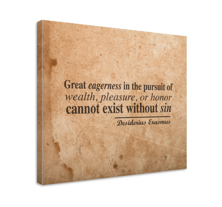 Tablou fraze dorință și abundență - TenStickers