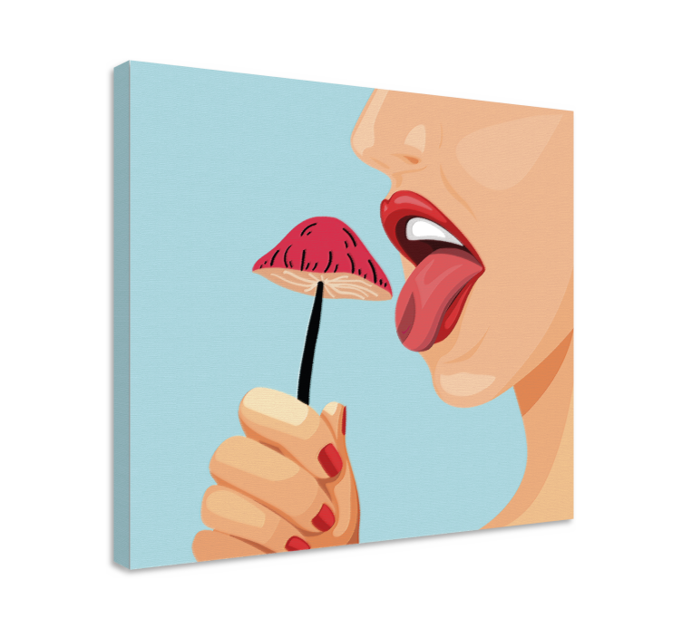 Tablou fructe tentație delicioasă de căpșuni - TenStickers