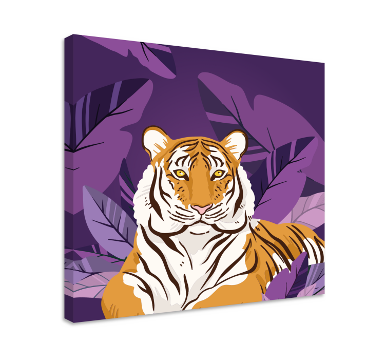 Tablou animale portret de tigru majestuos - TenStickers