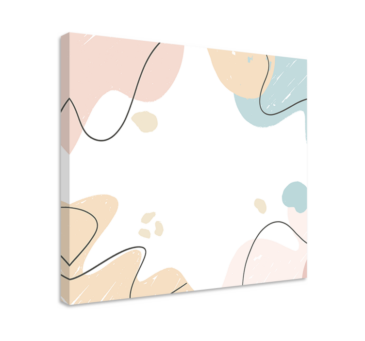 Tablou fructe forme fructate abstracte - TenStickers