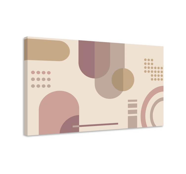 Tablou modern forme abstracte geometrice - TenStickers