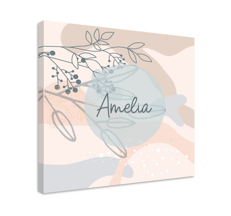 Tablou personalizat printul personalizat al ameliei - TenStickers