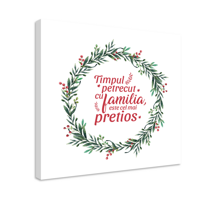 Tablou Crăciun Timpul petrecut cu familia - TenStickers