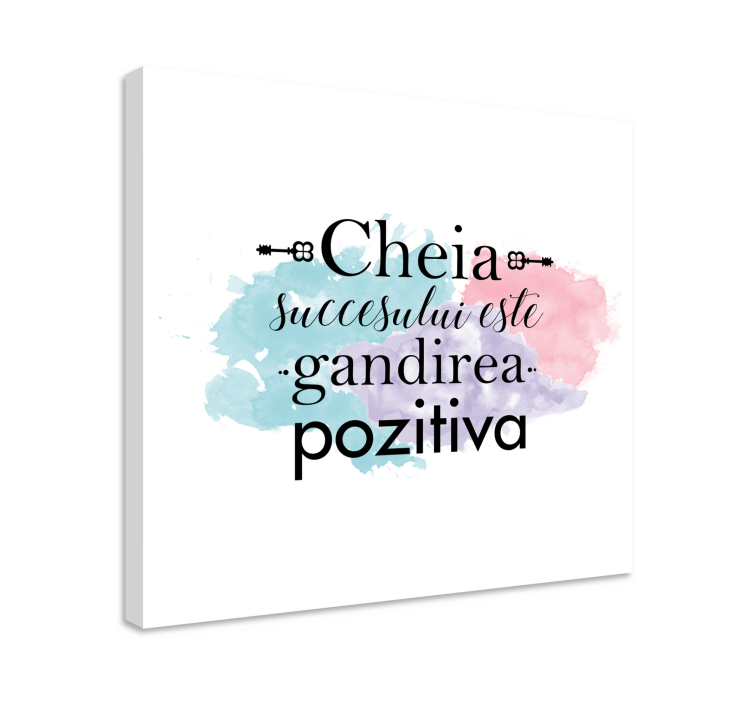 Tablou Cheia succesului este gandirea pozitiva - TenStickers