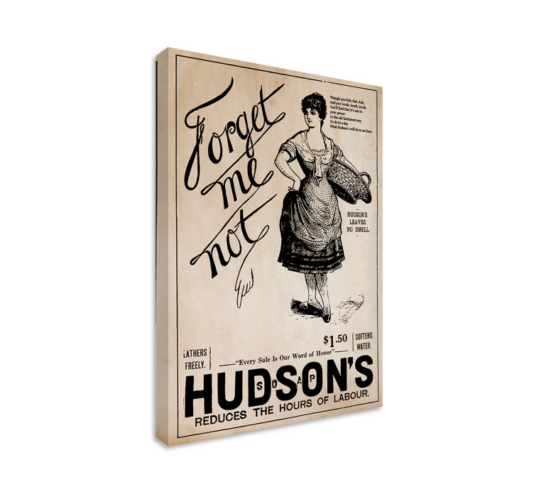 Tablou vintage Afiș publicitar de epocă - TenStickers