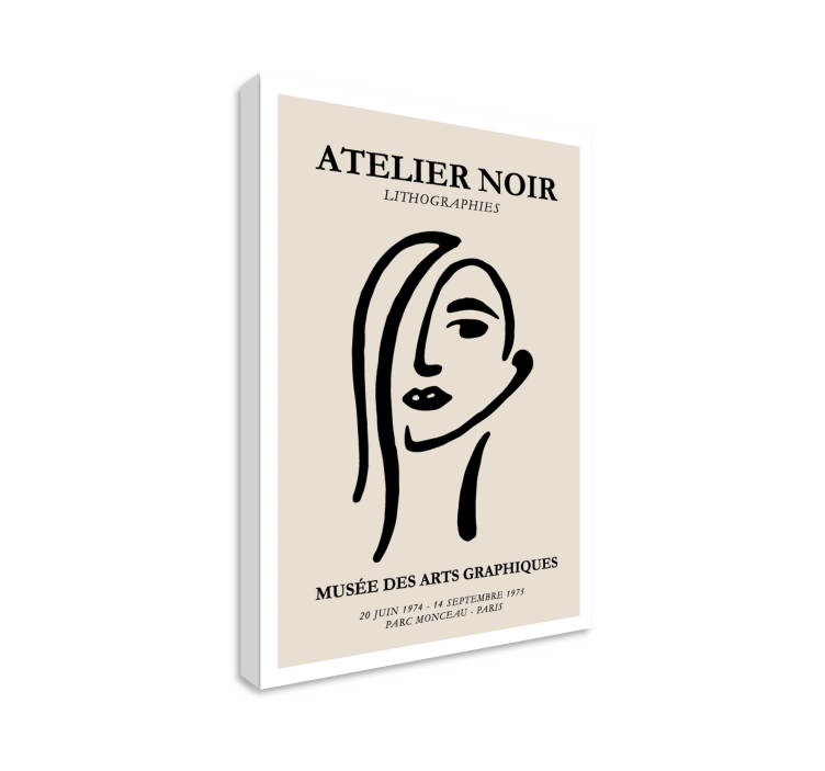 Tablou artă Atelier noir - TenStickers
