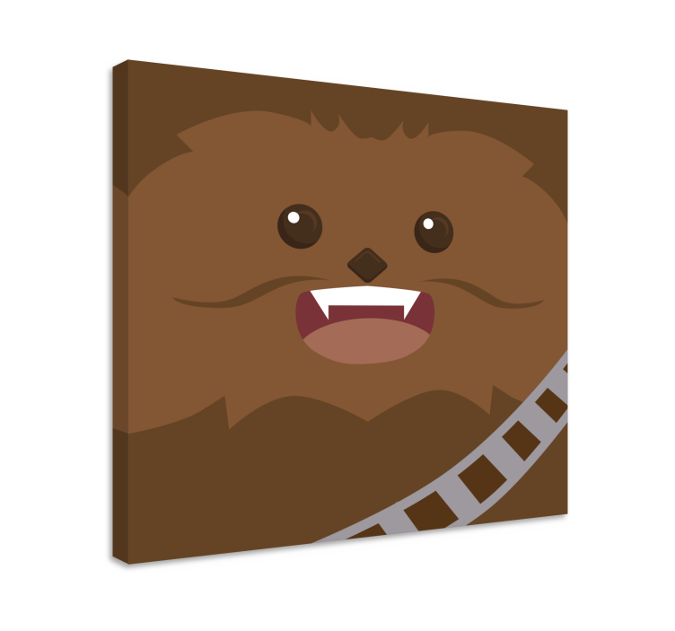 Tablou personaje chewie - TenStickers