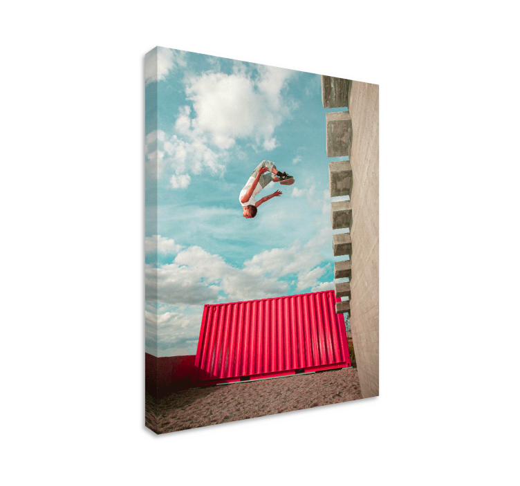 Tablou sport Parkour - TenStickers